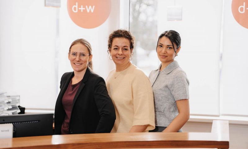 Gruppenfoto vom Empfangsteam